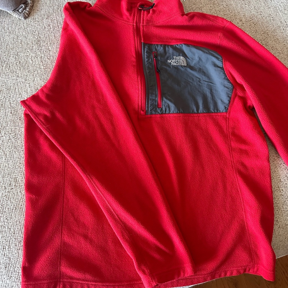 The North Face Vibrant Red Fleece Jacket